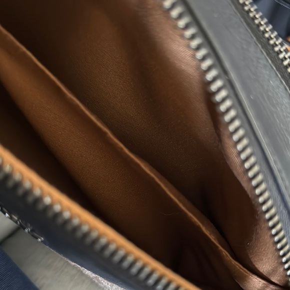 Coach Graham Crossbody Signature Bag Canvas Khaki Black - Picture 7 of 12